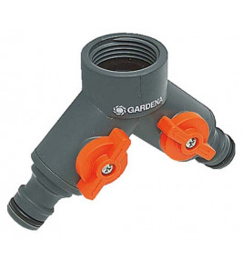 GARDENA 2-WEGSTUK 3/4" AFSLUITBAAR GARDENA 2-WEGSTUK 3/4" AFSLUITBAAR