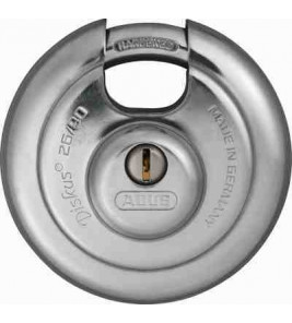 ABUS DISKUSSLOT RVS HUIS EN GEHARD STALEN BEUGEL - BOORBELEMMERING