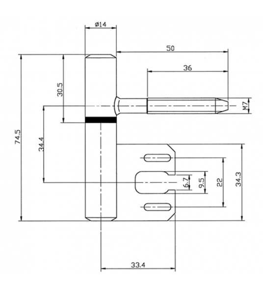 INSTEEKPAUMELLE SKN VERNIKKELD 75X14MM-M 7 DRAAD-STALENKOZIJN INSTEEKPAUMELLE SKN VERNIKKELD 75X14MM-M 7 DRAAD-STALENKOZIJN