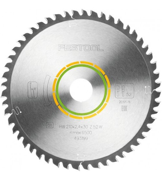 FIJNGETAND ZAAGBLAD 210X2,4X30 W52