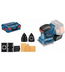 ACCU VLAKSCHUURMACHINE GSS 18V-10 (ZONDER ACCU'S EN LADER) IN KOFFER