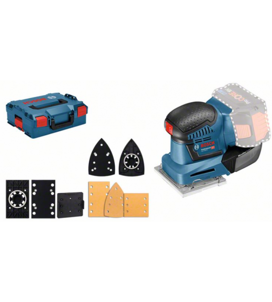 ACCU VLAKSCHUURMACHINE GSS 18V-10 (ZONDER ACCU'S EN LADER) IN KOFFER ACCU VLAKSCHUURMACHINE GSS 18V-10 (ZONDER ACCU'S EN LADER) IN KOFFER