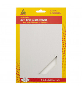 ANTI-KRASVILT ZELFKLEVEND VEL A4 FORMAAT WIT 210MM X 297MM 1 VEL
