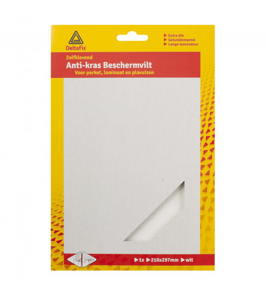 ANTI-KRASVILT ZELFKLEVEND VEL A4 FORMAAT WIT 210MM X 297MM 1 VEL
