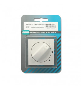 INBOUW 3-STANDEN SCHAKELAAR BADORA