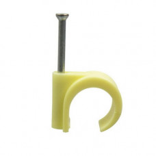 TACK UNIVERSELE SPIJKERCLIP 16-19MM CREME (100 STUKS)