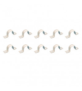 10 STUKS ZADEL IJZER WIT 3/4" 19MM