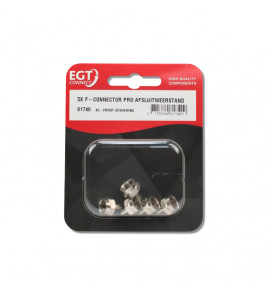 F-CONNECTOR PRO AFSLUITWEERSTAND (5 STUKS)