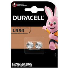 DURACELL BATTERIJ ALKALINE 1,5V LR54 (2 STUKS)