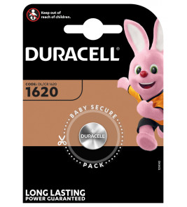 DURACELL BATTERIJ 1620/CR1620 LITHIUM 3 VOLT