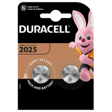 DURACELL BATTERIJ LITHIUM KNOOPCEL 3V CR2025 (2 STUKS)