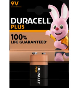 DURACELL BATTERIJ ALKALINE PLUS 9V BLOK