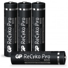 GP RECYKO AAA BATTERIJ OPLAADBAAR NIMH 800 MAH (4 STUKS)