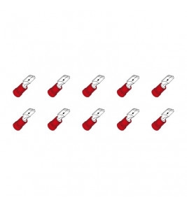 10 ST.KABELSCHOEN VLAK MALE 2,8 RD