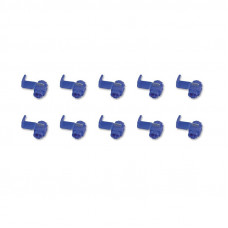 KABELSCHOEN SNELVERBINDER BLAUW (2.5MM2) 10 STUKS