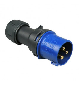 ABL CEE 3-POLIGE 230 VOLT STEKKER 16A BLAUW