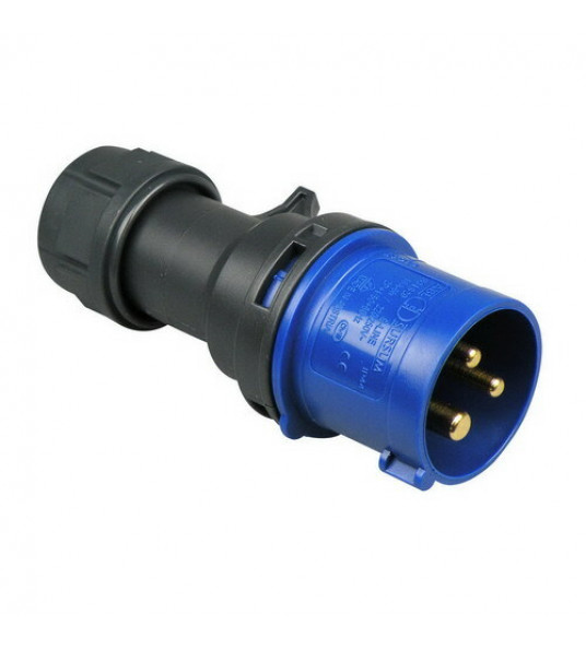 ABL CEE 3-POLIGE 230 VOLT STEKKER 16A BLAUW