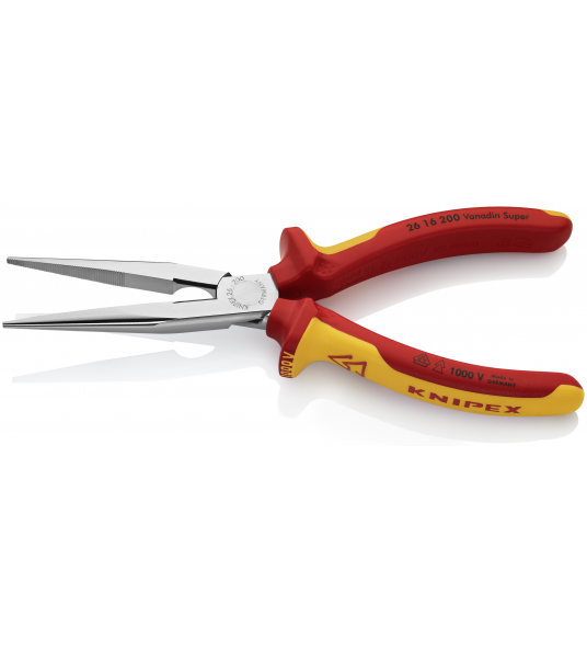 KNIPEX 26 16 200 TELEFOONTANG 45GR. + ZIJSN. 200 MM VDE 1000V