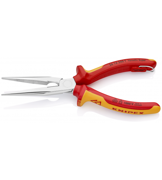 KNIPEX 26 16 200 TELEFOONTANG 45GR. + ZIJSN. 200 MM VDE 1000V