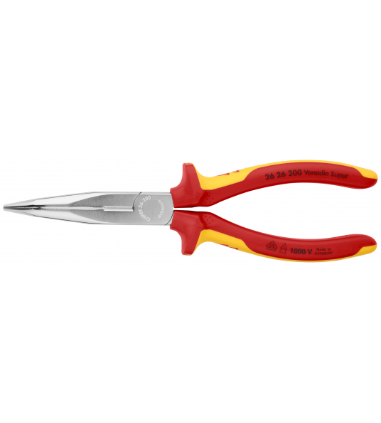 KNIPEX 26 26 200 TELEFOONTANG 45GR. + ZIJSN. 200 MM VDE 1000V