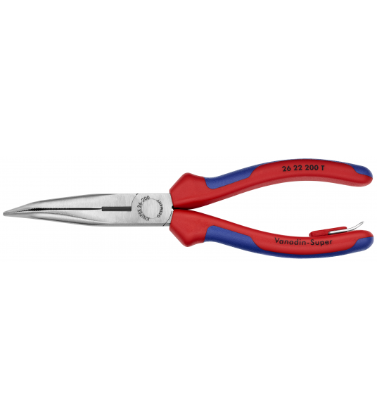 KNIPEX 26 22 200 TELEFOONTANG 45GR. + ZIJSN. 200 MM
