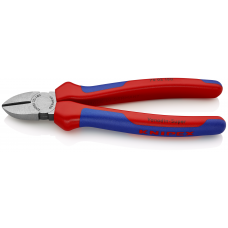 KNIPEX 70 02 180 ZIJSNIJTANG GEPOLIJST/COMFORT 180 MM