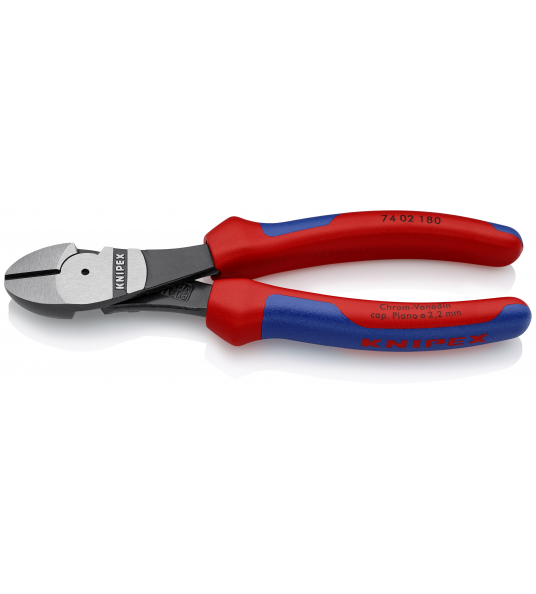 KNIPEX 74 02 180 KRACHT-ZIJSNIJTANG GEP./COMFORT 180 MM