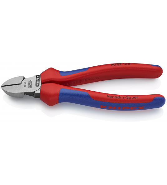 KNIPEX 70 02 160 ZIJSNIJTANG GEPOLIJST/COMFORT 160 MM