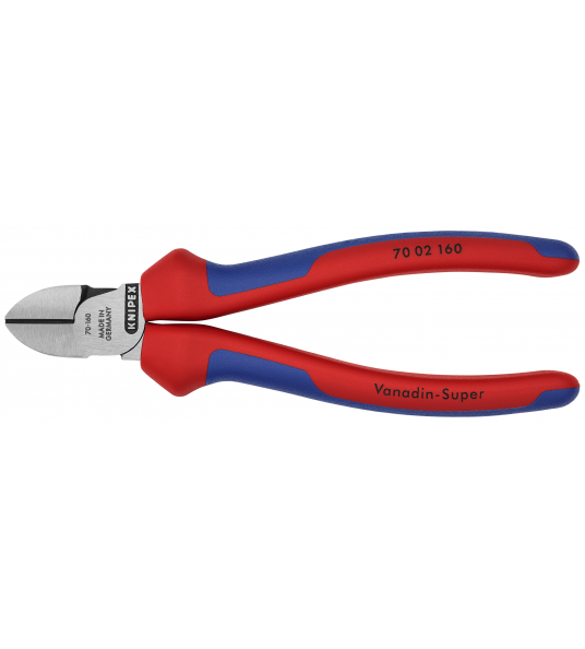 KNIPEX 70 02 160 ZIJSNIJTANG GEPOLIJST/COMFORT 160 MM