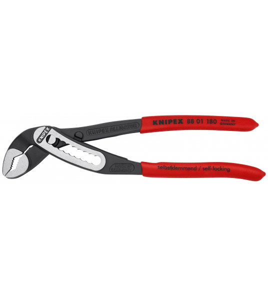 KNIPEX 88 01 180 WATERPOMPTANG ALLIGATOR GEPOL. 180 MM