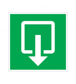 BORD NORMALE UITGANG 200X200 MM BORD NORMALE UITGANG 200X200 MM