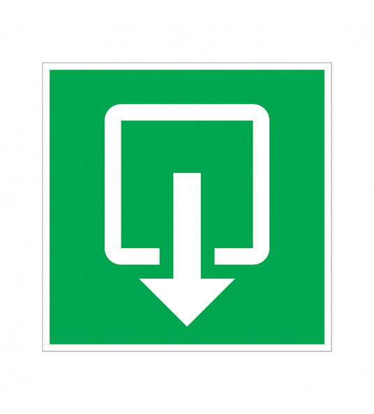 BORD NORMALE UITGANG 200X200 MM