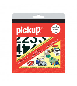 CIJFERBOEK HELVETICA ZWART 30 MM