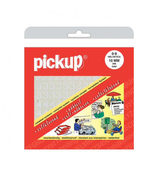 CIJFERBOEK HELVETICA WIT 10 MM 396 CIJFERS EN SYMBOLEN