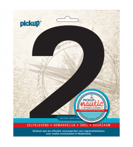 NAUTIC PLAKCIJFER 150 MM ZWART 2