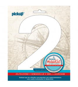 NAUTIC PLAKCIJFER 150MM WIT 2