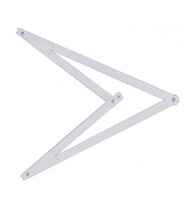 OPVOUWBARE BOUWHAAK ALUMINIUM