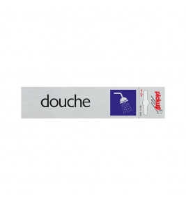 BORD ALULOOK DOUCHE 165X44 MM ZELFKLEVEND
