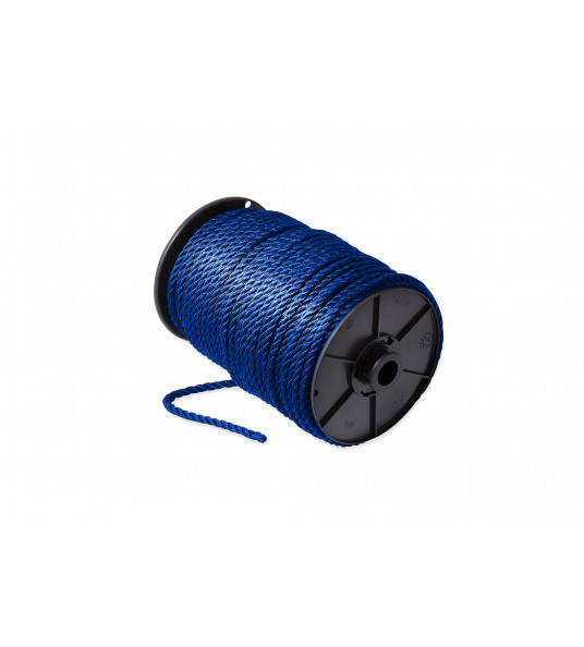 BTL.060.BLW-D / BOOTLIJN 3-STRENGS PP 06MM BLAUW ROL 70 MTR
