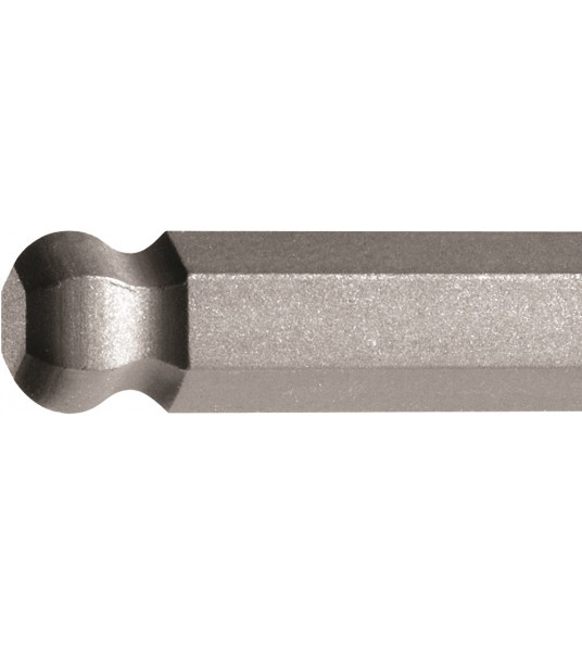 HAAKSE INBUSSLEUTEL 5.0MM L=119MM LANG KOGELKOP