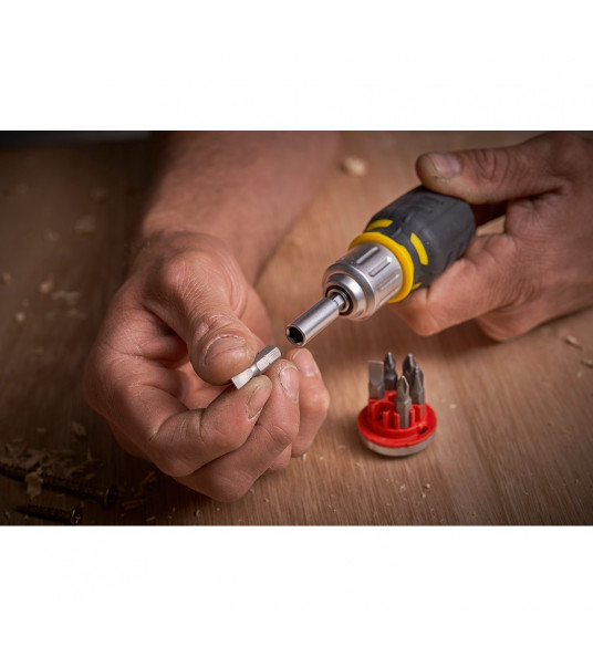 RATELSCHROEVENDRAAIER STUBBY 6 BITS