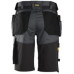 STRETCH LOOSE FIT KORTE BROEK GRIJS MET HOLSTERZAKKEN 48