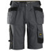 STRETCH LOOSE FIT KORTE BROEK GRIJS MET HOLSTERZAKKEN 48