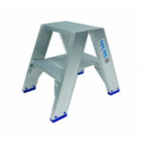 DUBBELE TRAPLADDER / 2 X 2 TREDEN