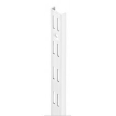 ES 1995D WE / WANDRAIL DUBBEL 1995MM WIT GELAKT