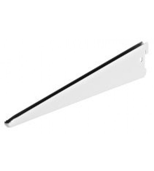 WANDRAILDRAGER DUBBEL 470MM WIT GELAKT