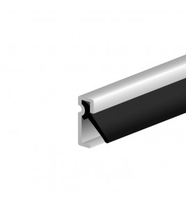 ELTON TOCHTSTRIP INBOUW (6MM) AIB-4G 230 ALUMINIUM/ZWART