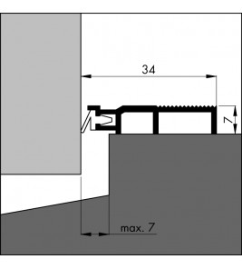 ARP-5 300 DORPEL OPBOUW PROFIEL P.MTR. ARP-5 300 DORPEL OPBOUW PROFIEL P.MTR.