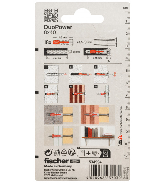 FISCHER ZB DUOPOWER 8X40 K NV FISCHER ZB DUOPOWER 8X40 K NV