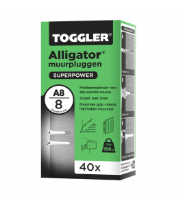 ALLIGATORPLUG TOGGLER 8MM A 8